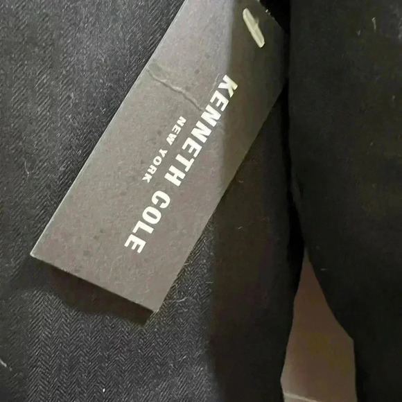 Kenneth Cole Womens Brushed Twill Hooded Black Coat Size XSmall B9315 - Picture 6 of 14